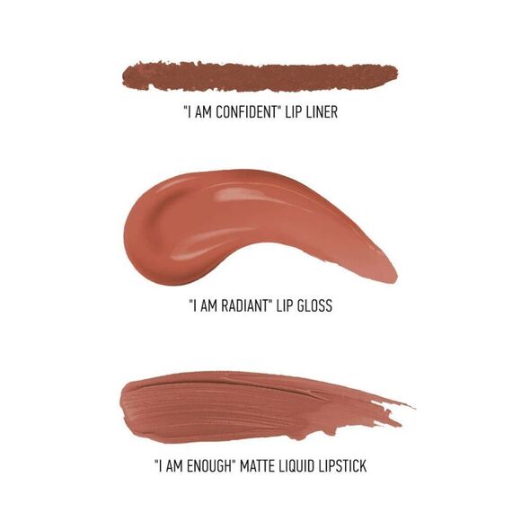 REALHER "Take On The World" Lip Kit – 3-Piece Set – NEW IN BOX - Picture 3 of 6